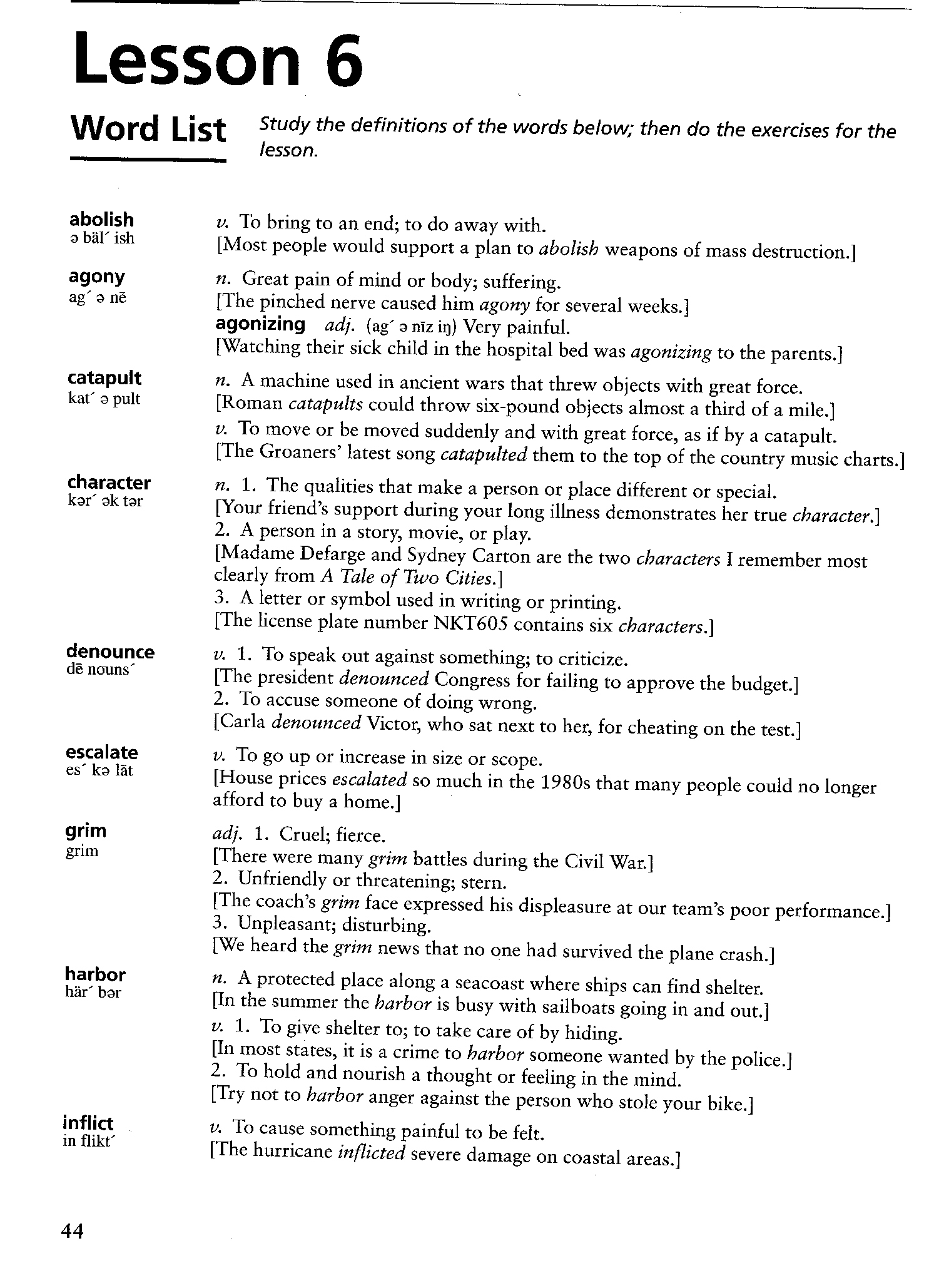 Worksheets Wordly Wise Worksheets everyday disasters wordly wise lesson 6 6
